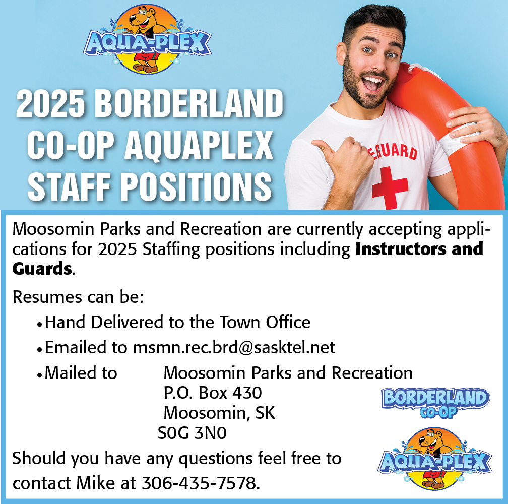 Borderland Aquaplex - Moosomin - Instructors and Guards 